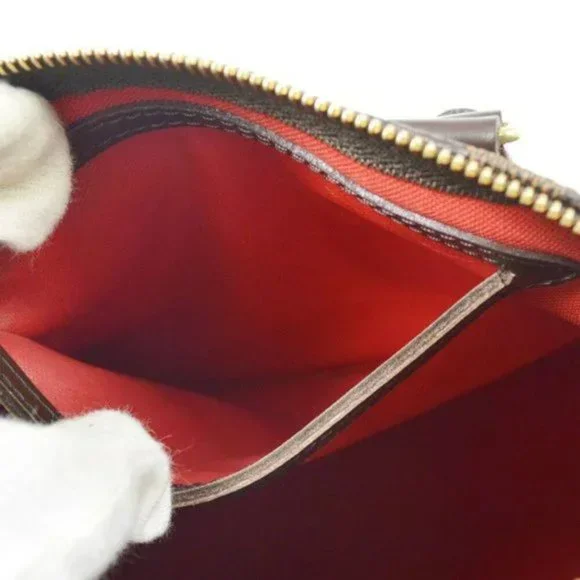 AUTHENTIC LOUIS VUITTON SPEEDY 25 HAND BAG PURSE DAMIER EBENE AA3079 - Picture 10 of 11